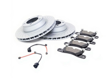 REAR Brake Pads And Brake Disc 330mm Package. Porsche 981 Spyder / GTS - 98135240300, 98135240400, 99135293904, 99160918300
