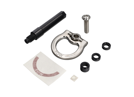 Rennline Faltbarer Abschlepphaken - REV2. Porsche 981/718/991/991.2/Panamera - Vorne - E19.238