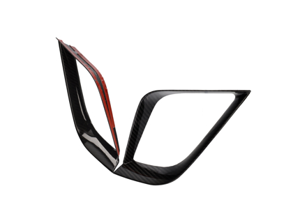 Frontstoßstangen-Einlassblenden aus Carbon 991.2 GTS - ML-ZDH111-MY