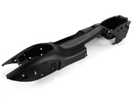 Kunststof afdekking middenconsole, zwart. Porsche 986 Boxster - 99655290200B12, 99655212501B12