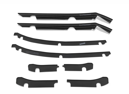 Weatherstrip Set for G-model body. Porsche 911 76-89 - PCG79950307, 91150318501, 91150318601, 91150332500, 91150332600, 91179950307, 91155951100