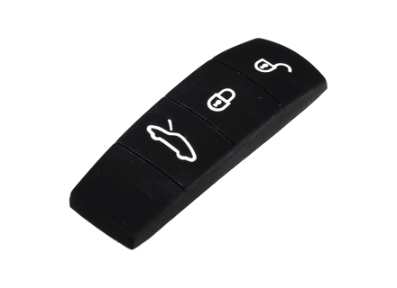 Boutons en caoutchouc de remplacement de clé Porsche 991.2 (type 3 boutons) - 9P1800375D, 9P1800375E Boutons en caoutchouc de remplacement de clé Porsche 991.2 (type 3 boutons) - 9P1800375D, 9P1800375E