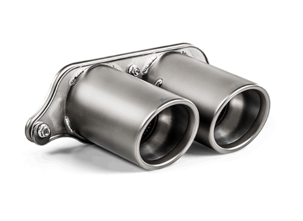 Akrapovic Tail pipe set (Titanium). Porsche 991.2 GT3 2018 - 99111125395, 99111125380 - TP-T/S/17