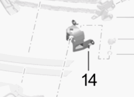Vorderer Stoßstangenhalter für Ultraschallsensor. Porsche 991.2 Turbo 2017>> - 99150585405, 99150585305