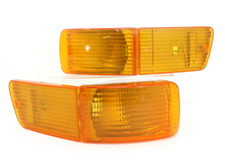 Kit d'unité de clignotant orange avant. Porsche 964 - 96463199902, 96463140502, 96463140602, 96463140900, 96463141000 - LI.005.003