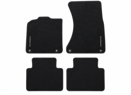 Tappetini con bordo in nabuk. Porsche Macan con guida a sinistra - 95B864435B, 95B864435DOS5, 95B864435DOT7, 95B864435DOR4, 95B864435DOL7