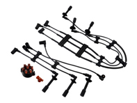 Ontstekingsset HT-kabels, rotor, verdelerkap Porsche 911 3.2L 1985-89 - 91160201103, 91160201203, 91160201120, 93060290202, 93060291900
