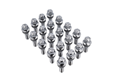 Wielbouten Verchroomd voor Porsche Boxster 986/996/997 (PACK VAN 20) - WHT004676A, WHT006978, 99636120302, 99636120300, 99636120301, 99736120301, 3608100007 Wielbouten Verchroomd voor Porsche Boxster 986/996/997 (PACK VAN 20) - WHT004676A, WHT006978, 99636120302, 99636120300, 99636120301, 99736120301, 3608100007