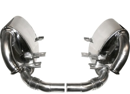 Silenciador de escape con tubo interior/exterior de 60 mm, deportivo con homologación TÜV/CEE Porsche 996 Carrera - 1620601010, 96300S, 96.300S, 99622096300SGT3, 705331061, 99611112155, 99611112170, 99611112156, 99611113154, 99611113156, 99611112256, 99611112270, 99611112257, 99611113254, 99611113276, 99611113157, 99611113177, 99611113168, 99611113166, 99611113174, 99611113266, 99611113274 - 1620601010