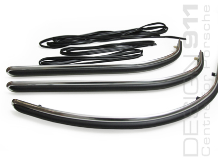 Ensemble de moulures et caoutchouc de pare-chocs avant et arrière. Porsche 911 à partir de 1965 - 90150504650, 90150504651, 90150504302, 90150504132 Ensemble de moulures et caoutchouc de pare-chocs avant et arrière. Porsche 911 à partir de 1965 - 90150504650, 90150504651, 90150504302, 90150504132