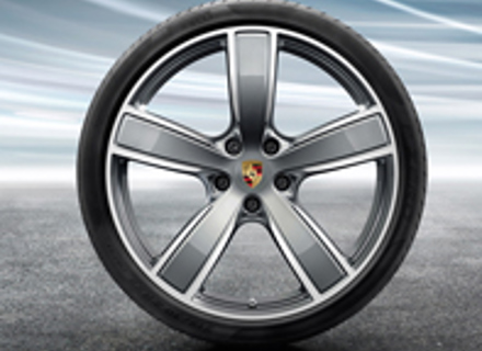 22' Cayenne Sport Classic lichtmetalen velgen & zomerbanden origineel Porsche - 9Y0044640P