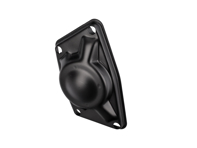 无孔扭力杆盖。保时捷 356C - 69533315101, 69533315100