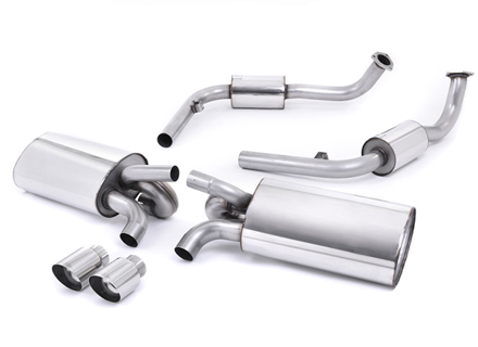 Milltek Sports Exhaust Muffler / Silencer Rear Box (Excl. Rear Catalysts). Porsche 987 Gen1 Boxster S / Cayman S - 98711311200, 98711311204, 98711311205, 987113112AX, 98711311801, 98711311802, 98711311803, 98711311400, 98711311402, 98711311403, 987113114AX, 98711351200, 98711351201, 98711351202, 987113512AX, 98711351260, 987113512CX, 98711311100, 98711311104, 98711311105, 987113111AX, 98711311701, 98711311702, 98711311703, 98711311300, 98711311302, 98711311303, 987113113AX, 98711351100, 98711351101, 98711351102, 987113511AX, 98711351160, 987113511CX - SSXPO120