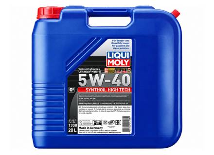 LIQUI MOLY Synthoil High Tech 5W-40 Vollsynthetisches Motorenöl 20 Liter - 1308