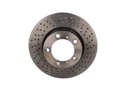 USED Brake Disc Rotor, Front. Porsche 981 Boxster 2.7L / 981C Cayman 2.7L - 98135140101, 98135140201 - 09.D805.11, 460.1589.20, 460.1590.20, 92279905, 92280005