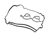 Zylinderkopfdeckeldichtung. Porsche 982 Boxster / 982C Cayman - 9A210557000, 9A210558000, 9A210557001, 9A210558001, 816.750, 816.760