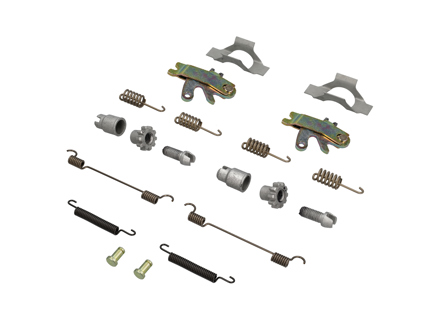 Kit molle ganasce freno a mano. Porsche 924S / 944 / 968 - 99335207100, 298609723, 90135295410, 92835295702, 95135209000, 477409459, 477609459A, 95135280700, 99635272300, 95135245400