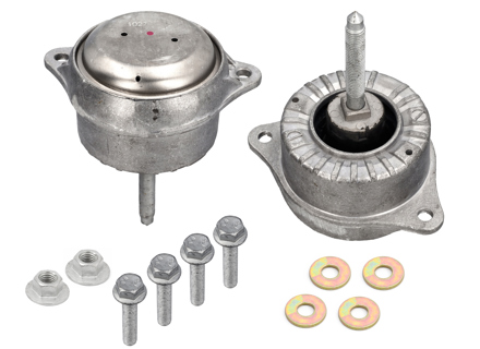 Engine mount kit, SET OF 2. Porsche 996 Turbo - 99337504909, 99337504905, 99337504907