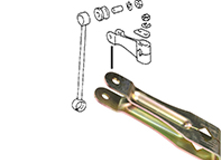 Vooras stabilisator hendel. Porsche 911 65-73 / 914 - 90134371301 - 9400012, PS8941, 1640550500 Vooras stabilisator hendel. Porsche 911 65-73 / 914 - 90134371301 - 9400012, PS8941, 1640550500