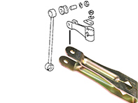 Vooras stabilisator hendel. Porsche 911 65-73 / 914 - 90134371301 - 9400012, PS8941, 1640550500