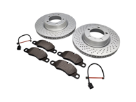 VORDERE Bremsbeläge und Bremsscheibenpaket Porsche 991 3.4L - 99735140101, 99735140201, 98135193904