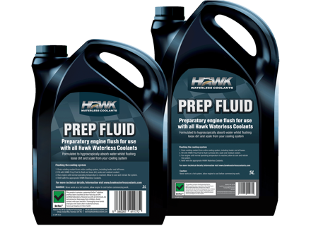 Hawk Prep Fluid Waterless Engine Flush - 00004330515 - EPF18002L, EPF18005L, EPF18025L