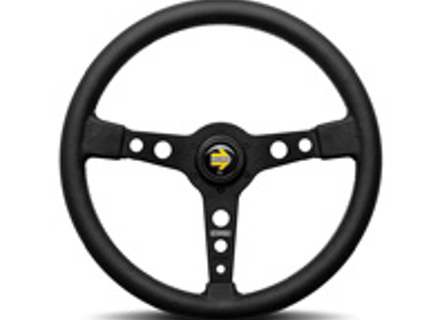 Steering wheel prototipo - black / black leather - Momo Steering wheel prototipo - black / black leather - Momo