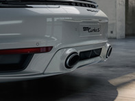 Oval Sports Tailpipes in Silver of the sports exhaust system. Porsche 992 Turbo / Turbo S - 992044232 Oval Sports Tailpipes in Silver of the sports exhaust system. Porsche 992 Turbo / Turbo S - 992044232