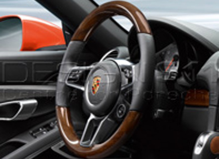Multi-function Sports steering wheel in Mahogany. Porsche 991.2 / 718 Boxster / 718 Cayman - 99104440034A34, 99104440035A34, 99104440036A34, 99104440037A34 Multi-function Sports steering wheel in Mahogany. Porsche 991.2 / 718 Boxster / 718 Cayman - 99104440034A34, 99104440035A34, 99104440036A34, 99104440037A34