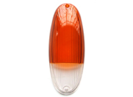 Cabochon de clignotant, avant, Ambre/Clair. Porsche 914 - 91463193710/1, 91463193710 - P14914, 1695451400