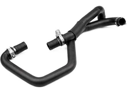 Tuyau de chauffage, kit de tuyaux avec colliers, conduite à gauche. Porsche 95B Macan S / GTS / Turbo 2014-18 - 95B819337