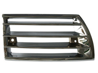 Hoorngrille kunststof in Chrome finish. Porsche 911/912 69-73 - 90155943127, 90155943227 - PS5221C, PS5222C, 9112743-02, 911274-02, 1684500476, 1684500486 Hoorngrille kunststof in Chrome finish. Porsche 911/912 69-73 - 90155943127, 90155943227 - PS5221C, PS5222C, 9112743-02, 911274-02, 1684500476, 1684500486