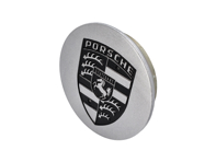 Wheel Cap Silver with Black crest metal for Porsche - PCG36103201, PCG36103202 Wheel Cap Silver with Black crest metal for Porsche - PCG36103201, PCG36103202