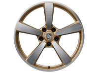 Turbo Exclusive Design front alloy wheel in Aurum high gloss finish 21' 12J ET70 - 992601025AEOP9 Turbo Exclusive Design front alloy wheel in Aurum high gloss finish 21' 12J ET70 - 992601025AEOP9