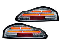 Intermitente LED trasero, contorno negro/cristal transparente. Porsche 986 Boxster - 98663144504, 98663144604, 00004490067 - EU-74-BOX-R-16 Intermitente LED trasero, contorno negro/cristal transparente. Porsche 986 Boxster - 98663144504, 98663144604, 00004490067 - EU-74-BOX-R-16