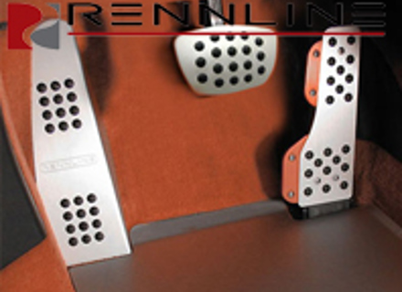 Rennline Aluminium 3-teiliges Pedalset Gummigriff. Porsche 996/997/Boxster/Cayman TIPTRONIC/PDK - P716259, P71.62.59 Rennline Aluminium 3-teiliges Pedalset Gummigriff. Porsche 996/997/Boxster/Cayman TIPTRONIC/PDK - P716259, P71.62.59
