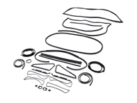 修复橡胶密封件套件。保时捷 911 Targa 标准车身 - 91153163100, 91153163200, 90150339422, 99991108440, 90150549720, 91163197001, 91163197101, 91163197000, 91163197100, 90150509120, 90253109340, 91151212900, 91154290500, 91154122504, 90151190106, 91154213540, 91154213640