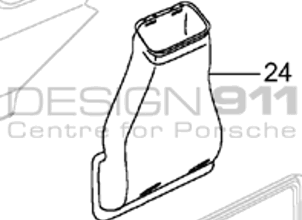 Achterspoiler Luchtinlaatkanaal Porsche 996 Turbo / GT2 - 99611014171 Achterspoiler Luchtinlaatkanaal Porsche 996 Turbo / GT2 - 99611014171