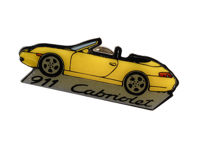 Spilla Spilla 'Porsche 911 Cabriolet' Giallo