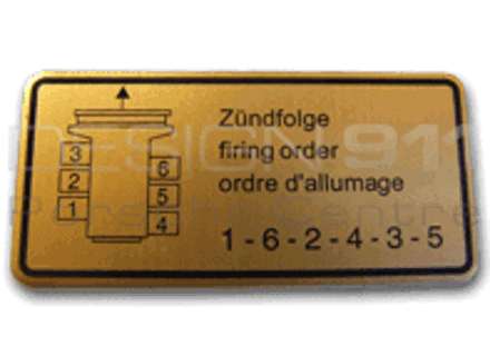 Ordine di licenziamento dell'autoadesivo. Porsche 911 69-78 / 930 75-77 / 914 - 90100650200