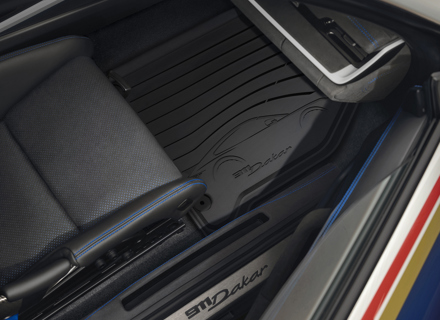 Tapis de sol en caoutchouc, conduite à gauche, « 911 Dakar Design ». Porsche 911 (992) DAKAR - 992044893