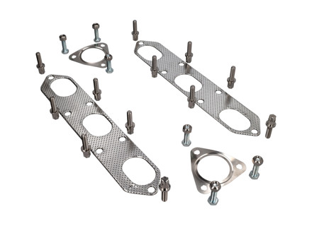 Joint de collecteur d'échappement, kit d'écrous et de boulons. Porsche 986 Boxster Joint de collecteur d'échappement, kit d'écrous et de boulons. Porsche 986 Boxster