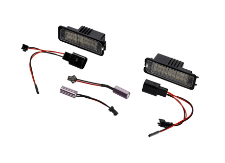 Luce targa con LED per Porsche - 99763162001, 99763162002, 99763162003, 99763162002LED, 99763162003LED