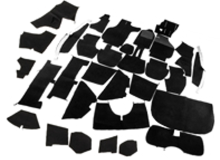 Complete tapijtset interieur voor Porsche 911 83-84 Cabriolet RHD