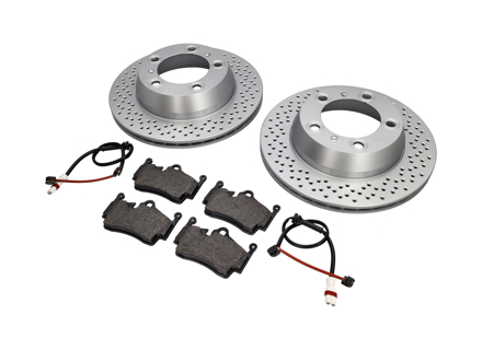 Pack Plaquettes de frein et disques de frein ARRIÈRE Porsche 987 Boxster / 987C Cayman - 98735240101, 98735293903, 98761267601 Pack Plaquettes de frein et disques de frein ARRIÈRE Porsche 987 Boxster / 987C Cayman - 98735240101, 98735293903, 98761267601
