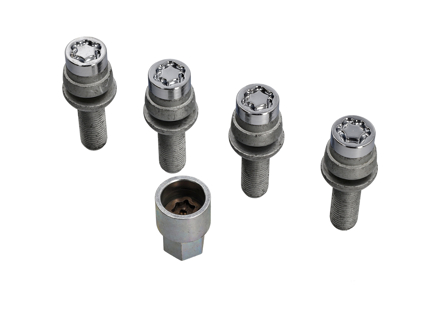 Vergrendelbare wielboutenset voor Porsche 991 / 997 / 996 / Boxster / Cayman / Macan - 28044