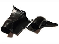 Lüftergehäuse-Luftauslassabdeckungen, 2er-Set. Porsche 911 / 914-6 / 930 / 964 - 90110632102, 90110603101, 90110602150, 93016032102, 91110632100, 91110632700, 93010602150, 93010632101, 93010632102