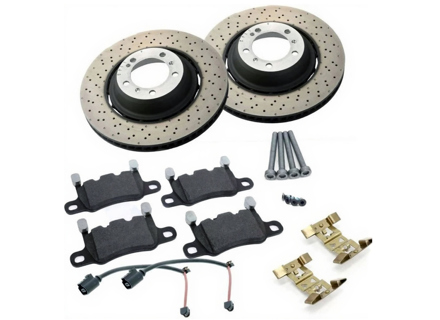 Brake disc rotor 380x30mm inc brake pads & sensors Porsche 992.1 Carrera GTS / Turbo - 992615601H, 992615602H, 992698451D, 971698995B, 99135295100, 971698995A - PRL49217, PRR49218