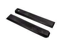 Rubberen hoekstukken voor de achterbumper. (SET VAN 2) Porsche 911 / 912 / 930 - 9115050990170A, 9115050990470A, 9115051000170A, 91150509901, 91150509904, 91150510001
