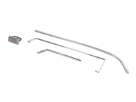 Lichtmetalen bekledingsset voor portiervakken. Porsche 911 1969-73 - 901555016038K, 901555015037K, 1689803170, 1689803180, 901555015, 901555016 - URO-009905, URO-009906